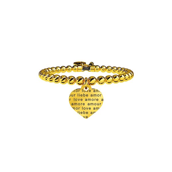 Bracciale in acciaio 316L Pvd Gold - immagine 1