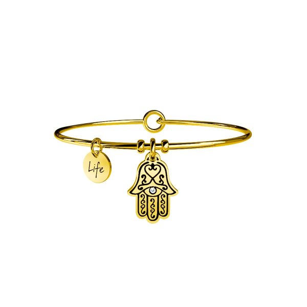 Bracciale in acciaio 316L Pvd Gold - immagine 1