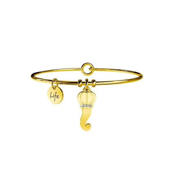 Bracciale in acciaio 316L Pvd Gold - immagine 1