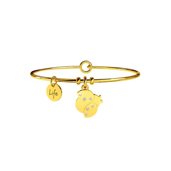 Bracciale in acciaio 316L Pvd Gold - immagine 1