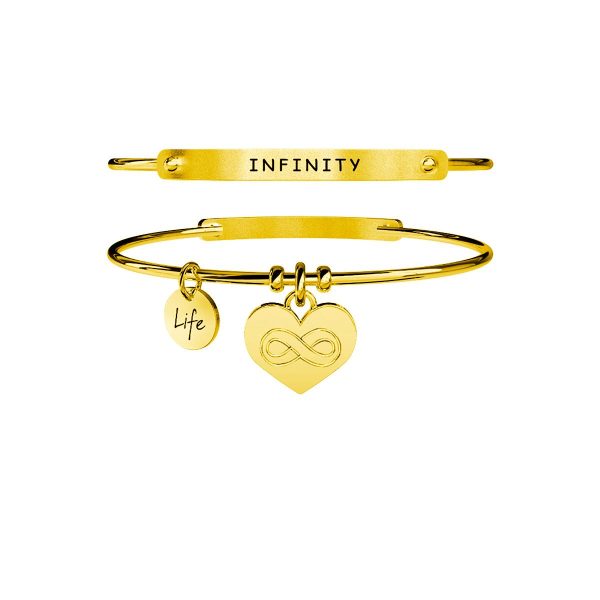 Bracciale in acciaio 316L Pvd Gold - immagine 1