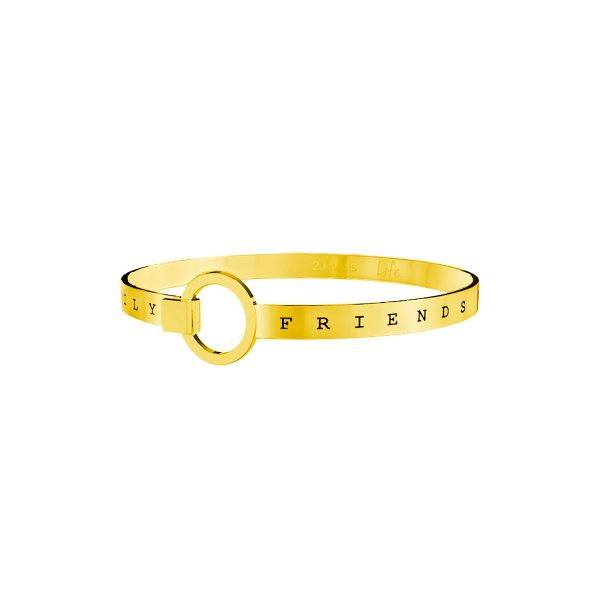 Bracciale in acciaio 316L Pvd Gold - immagine 1