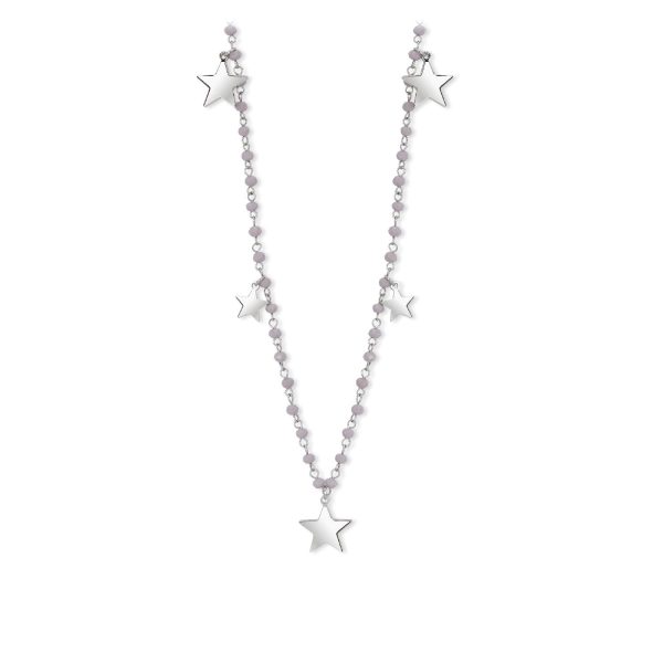 2JEWELS Girocollo color glass e acciaio 316L