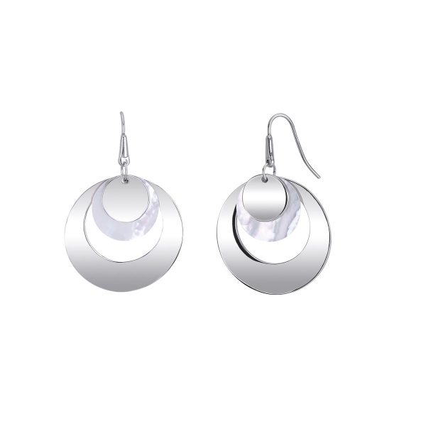 2JEWELS Orecchini madreperla e acciaio 316L