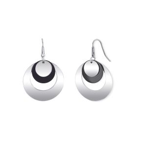 2JEWELS Orecchini onice e acciaio 316L