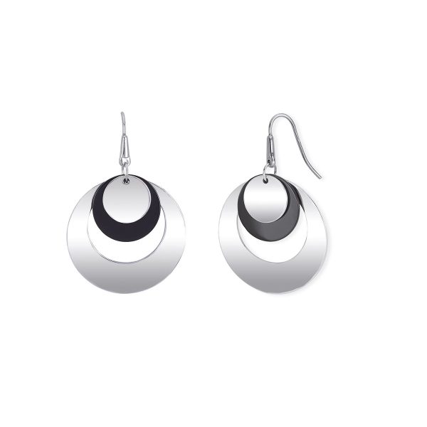 2JEWELS Orecchini onice e acciaio 316L