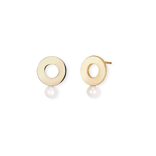 2JEWELS Orecchini in acciaio 316L e Pvd Gold