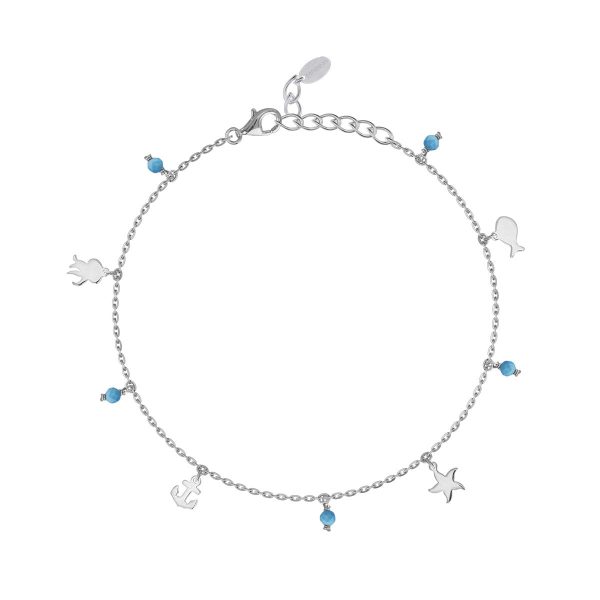 Bracciale da caviglia in argento 925/°°° - immagine 1