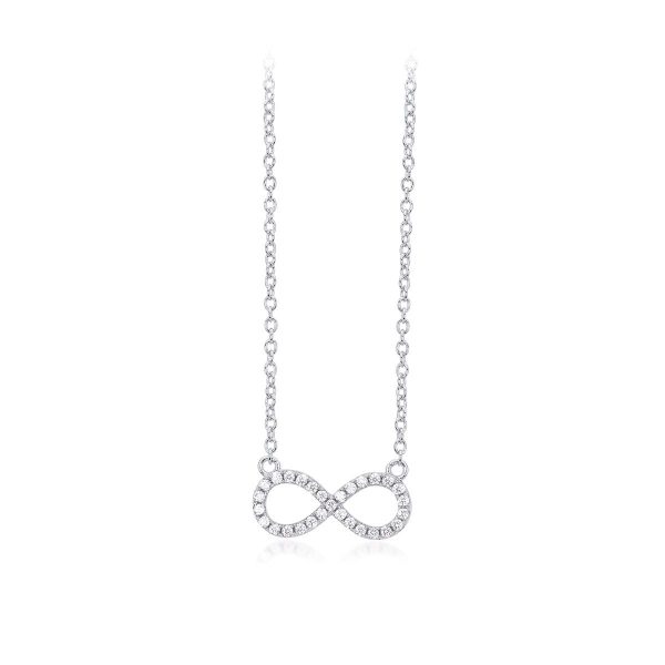 Girocollo in argento 925/°°° e zirconi - immagine 1