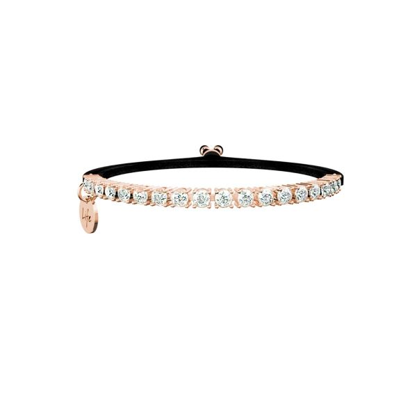 Bracciale in acciaio 316L e Pvd Rosè - immagine 1