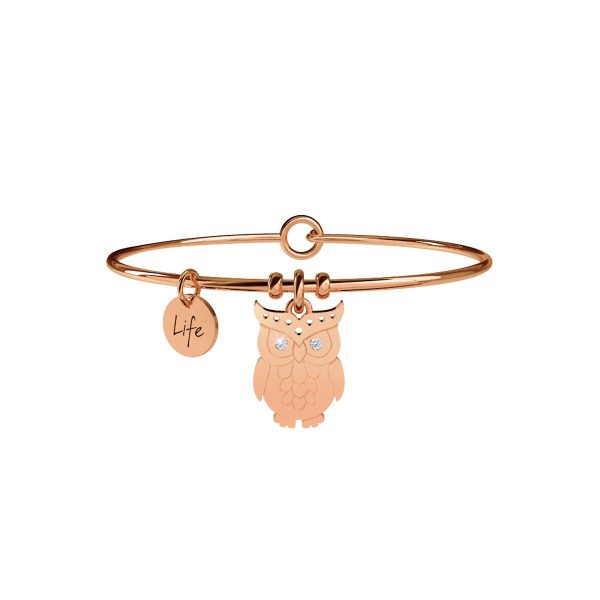 Bracciale in acciaio 316L e Pvd Rosè - immagine 1