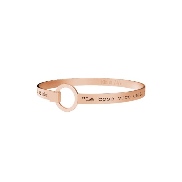Bracciale in acciaio 316L e Pvd Rosè - immagine 1