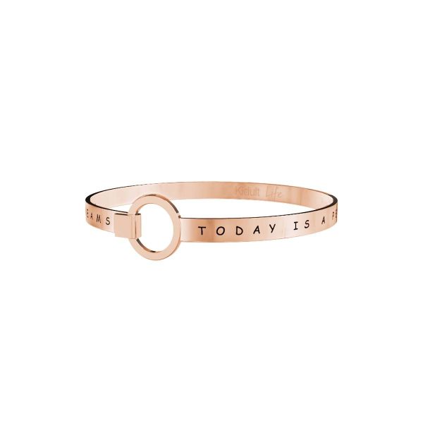 Bracciale in acciaio 316L e Pvd Rosè - immagine 1