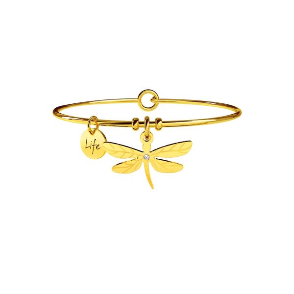 Bracciale in acciaio 316L e Pvd Gold - immagine 1