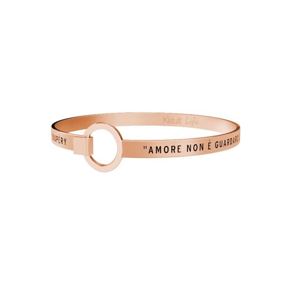 Bracciale in acciaio 316L e Pvd Rosè - immagine 1