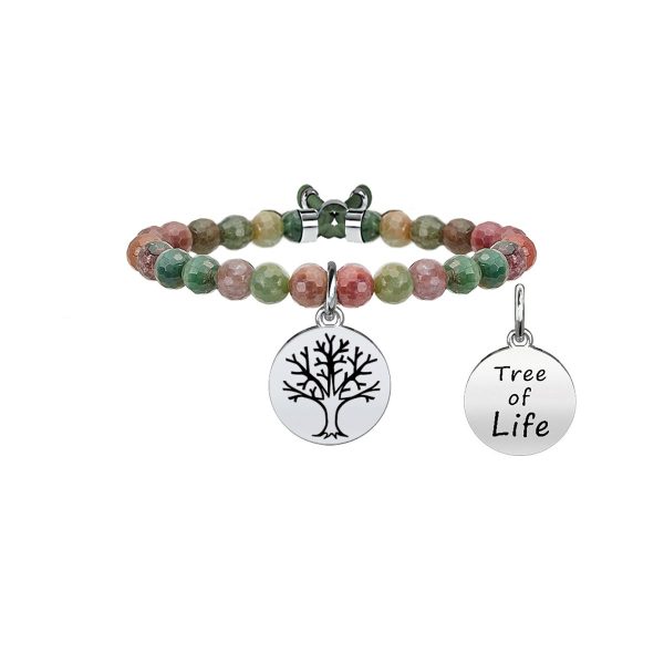 Bracciale diaspro e acciaio 316L - immagine 1