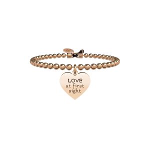 Bracciale in acciaio 316L e Pvd Rose'