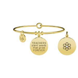Bracciale in acciaio 316L e Pvd Gold