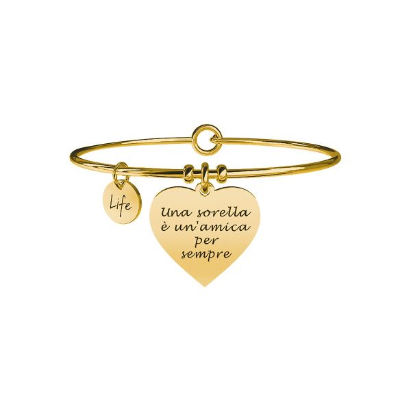 Bracciale in acciaio 316L e Pvd Gold - immagine 1
