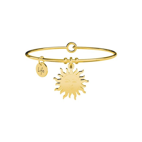 Bracciale in acciaio 316L e Pvd Gold - immagine 1