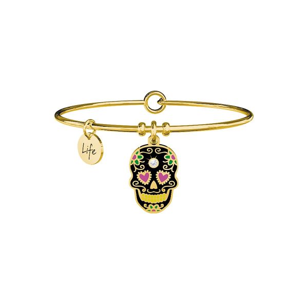 Bracciale in acciaio 316L e Pvd Gold - immagine 1