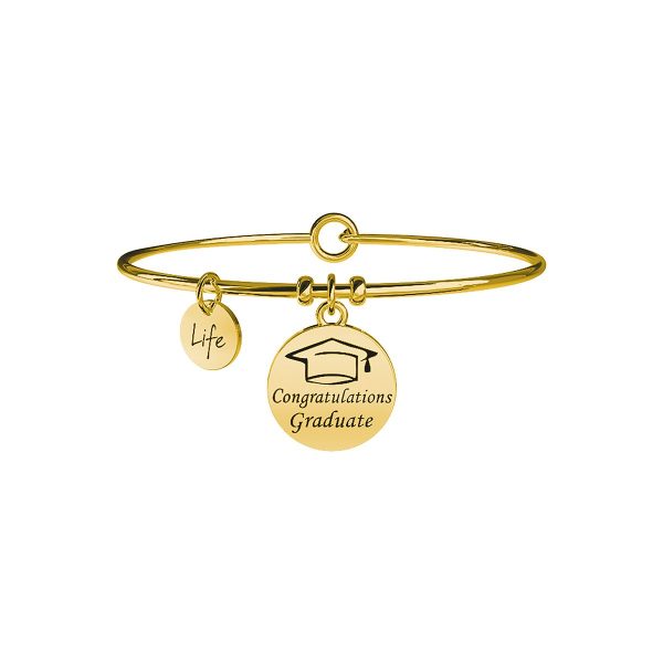 Bracciale in acciaio 316L e Pvd Gold - immagine 1