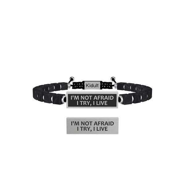 Bracciale onice e acciaio 316L - immagine 1