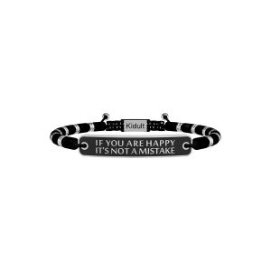Bracciale turchese nero e acciaio 316L