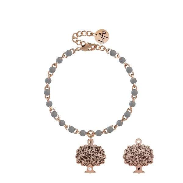 Bracciale in acciaio 316L e Pvd Gold - immagine 1